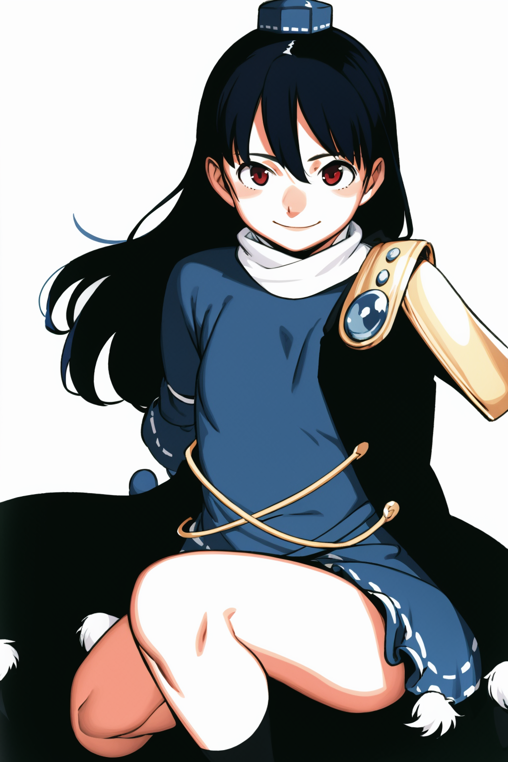 01447-3650807025-masterpiece, best quality, _lora_IizunamaruMegumu_1_,_lora_comiclo_1_,_1girl, solo, hat, tokin hat, iizunamaru megumu, red eyes,.png